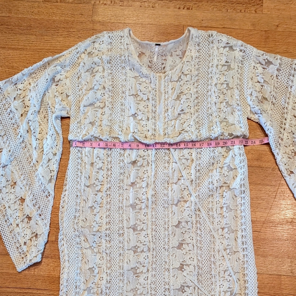 ✨RARE✨ NWOT Free People Vintage Lace Maxi Dress - Picture 12 of 16